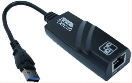USB 3.0 To RJ45 High Speed Ethernet Network Adapter-Black