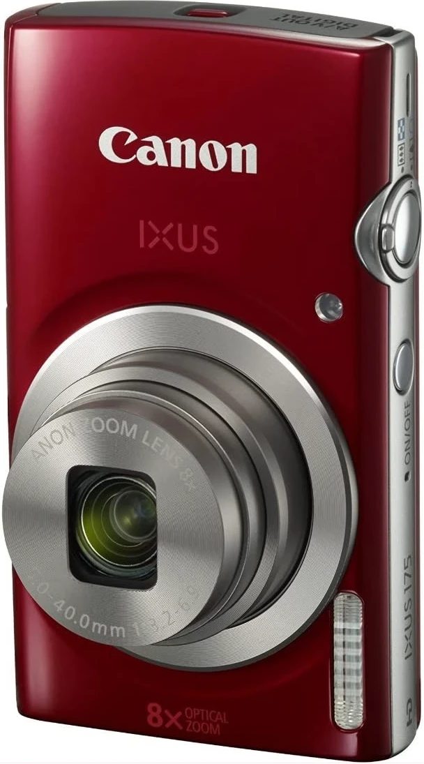 Canon IXUS-175 20MP Point and Shoot Camera with 8X Optical Zoom(Red)