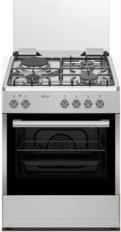Venus VC6631 60x50cms 3Gas 1Electric Cooker with Oven - Stainless Steel