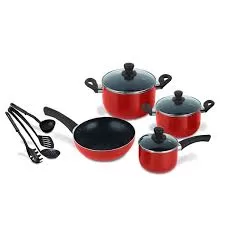 Decakila  11pc, Aluminum Cookware set, KMEP006B