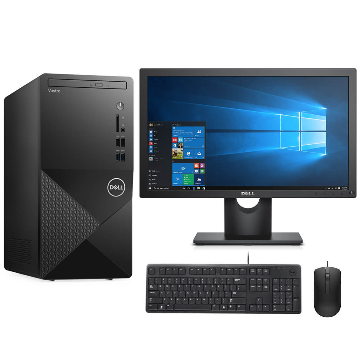 Dell Vostro 3888 Mini Tower Desktop Intel Core i5 RAM 8GB Storage 256GB SSD + 1TB SATA HDD + 18.5″ Monitor