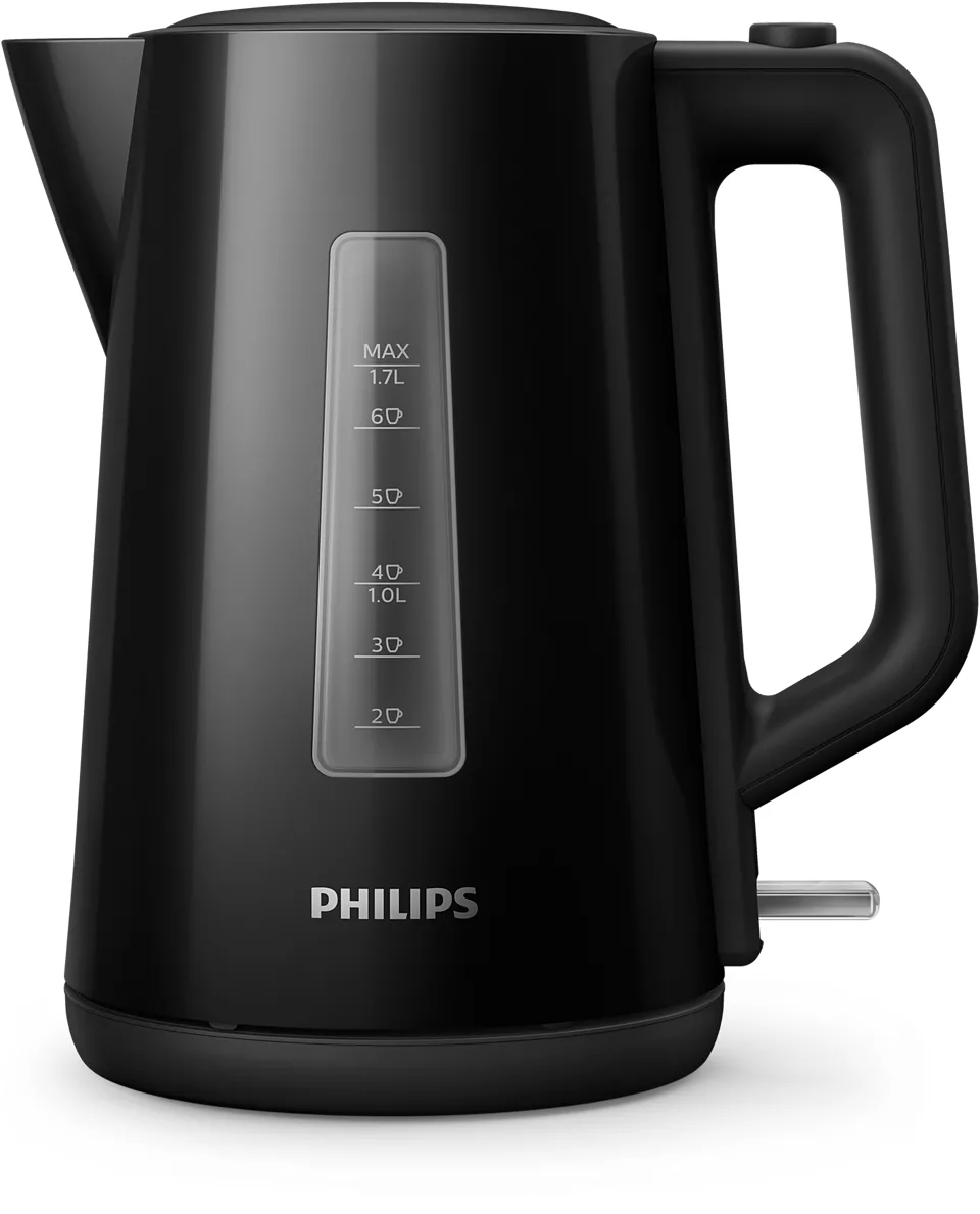 Philips HD9318/20 Electric Kettle 1.7L, 2200 W, Plastic, Water level indicator - Black