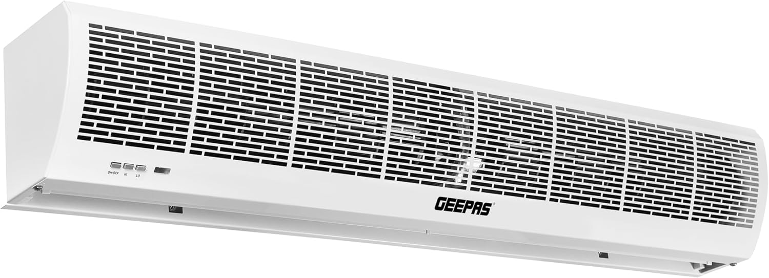 Geepas Commercial Indoor Air Curtain Two Speed Setting With Remote Control
