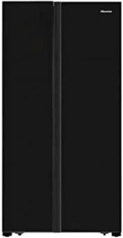 Hisense 560 - Litres Fridge, RC-56WS4S2 Side By Side Door Frost Free Refrigerator - Black (3YRs WRTY)