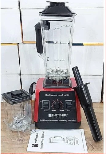 Hoffmans 2 In 1 Multifunctional Commercial 2 Liters Breaking Blender With Pure Copper Motor -Multicolour