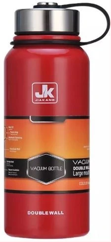 Jk Imaging 800ml Portable Stainless Steel Vacuum Flask Cup Thermo Bottle-Red