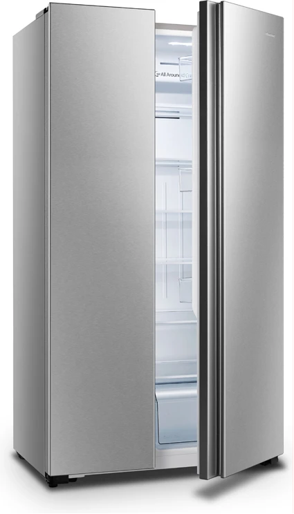 Hisense 560 - Litres Fridge, RC-56WS4S2 Side By Side Door Frost Free Refrigerator - Silver (3YRs WRTY)