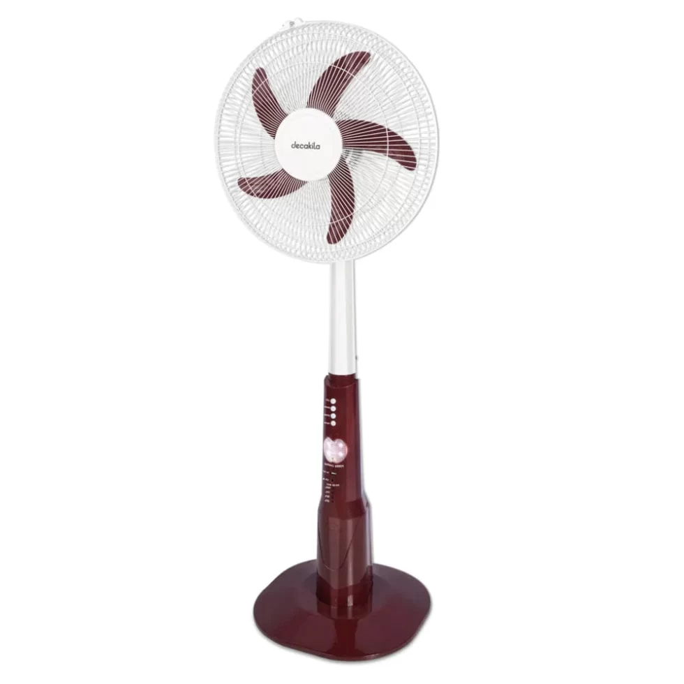 Decakila 18 Inch Rechargeable Standing Fan, KUFC036, AC & DCR