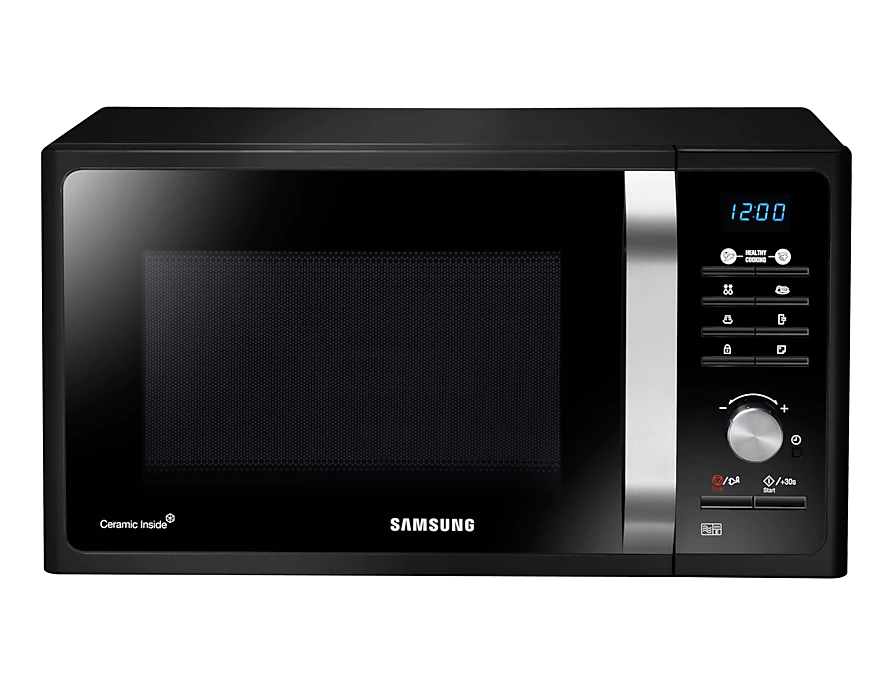 Samsung 23 - Litres  Microwave Oven, GRILL , Ceramic Enamel, Automatic, MS23F301TAK - Black