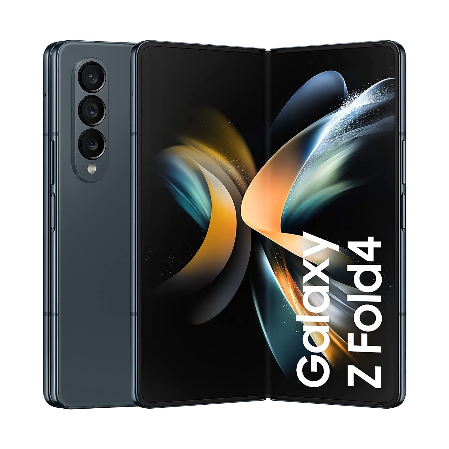 SAMSUNG Galaxy Z Fold4 Dual SIM Mobile Phone Android Folding Smartphone; 7.6" 12GB RAM 256GB ROM 50MP 4400mAh, Graygreen