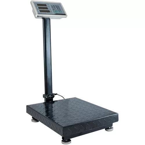 500kg Electronic Rechargeable Digital Platform Weighing Scale - Black