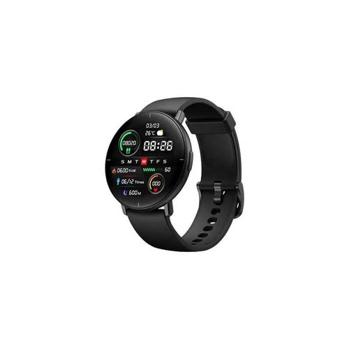 mibro Lite Xpaw004 Smart Watch 1.3-Inch Amoled Display With 2.5D Tempered Glass, Blood Oxygen & Heart Rate Monitoring Multi-language Smart Watch Global Version-Bluetooth, USB -Black