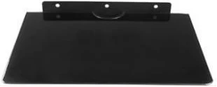 Decoder/DVD Wall Mount With Glass - Black
