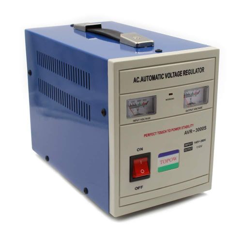Star ST-1500A 1500Watts Multi-Function Automatic I.C.Powered Voltage Stabilizer Regulator Step Down 110/220 Voltage 50/60Hz Converter Transformer With Fuse Protection For Wind Generator