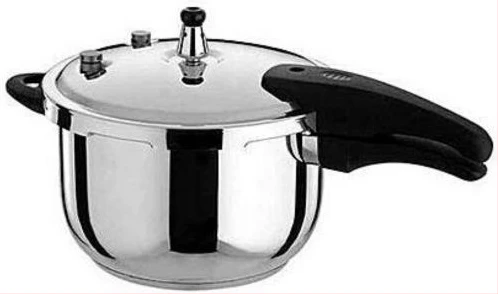 28 CM Stainless Steel Pressure Cooker With Steamer - Silver