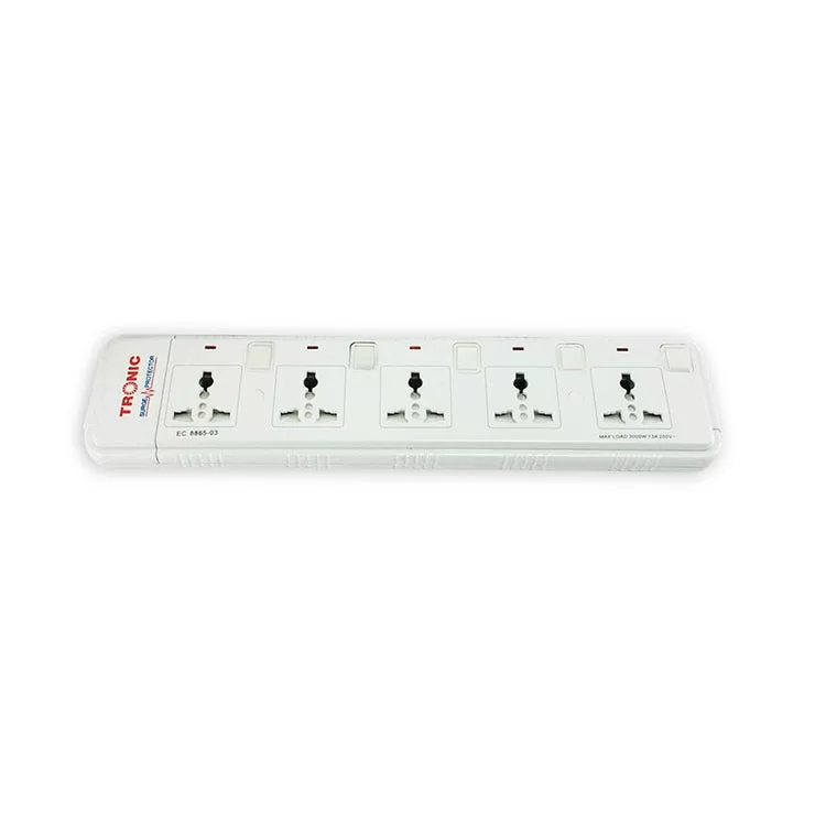 Tronic 5 Way Extension With 3 Meter Cable