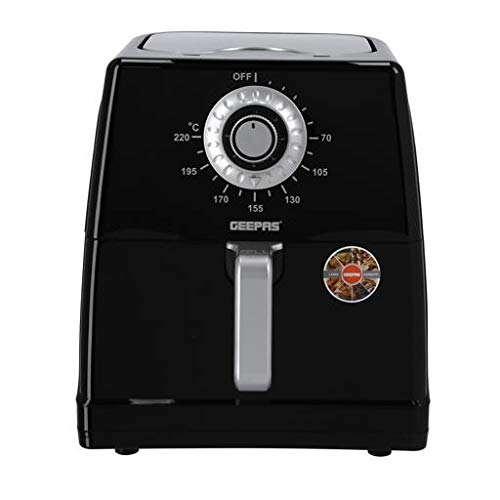 Geepas 8 ltrs 1700W Air Fryer- Portable Non-Stick Basket with Comfortable Handle, GAF37520