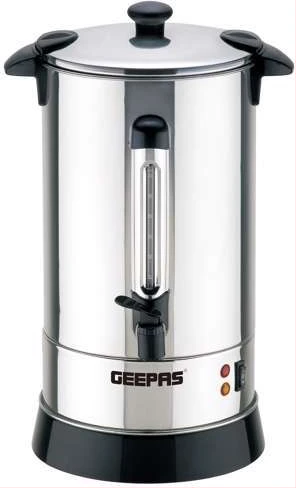 Geepas 10L Water Boiler; 1650W - Cordless Tea Kettle, Auto Shut-Off & Boil-Dry Protection, Cool. GK 6155