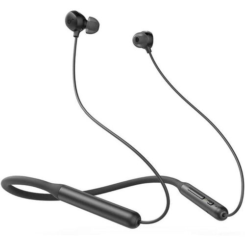 Anker Soundcore Life U2 Bluetooth Neckband Headphones with 24 H Playtime, 10 mm Drivers, Crystal-Clear Calls with CVC 8.0, USB-C Fast Charging, Foldable & Lightweight Build, IPX7 Waterproof