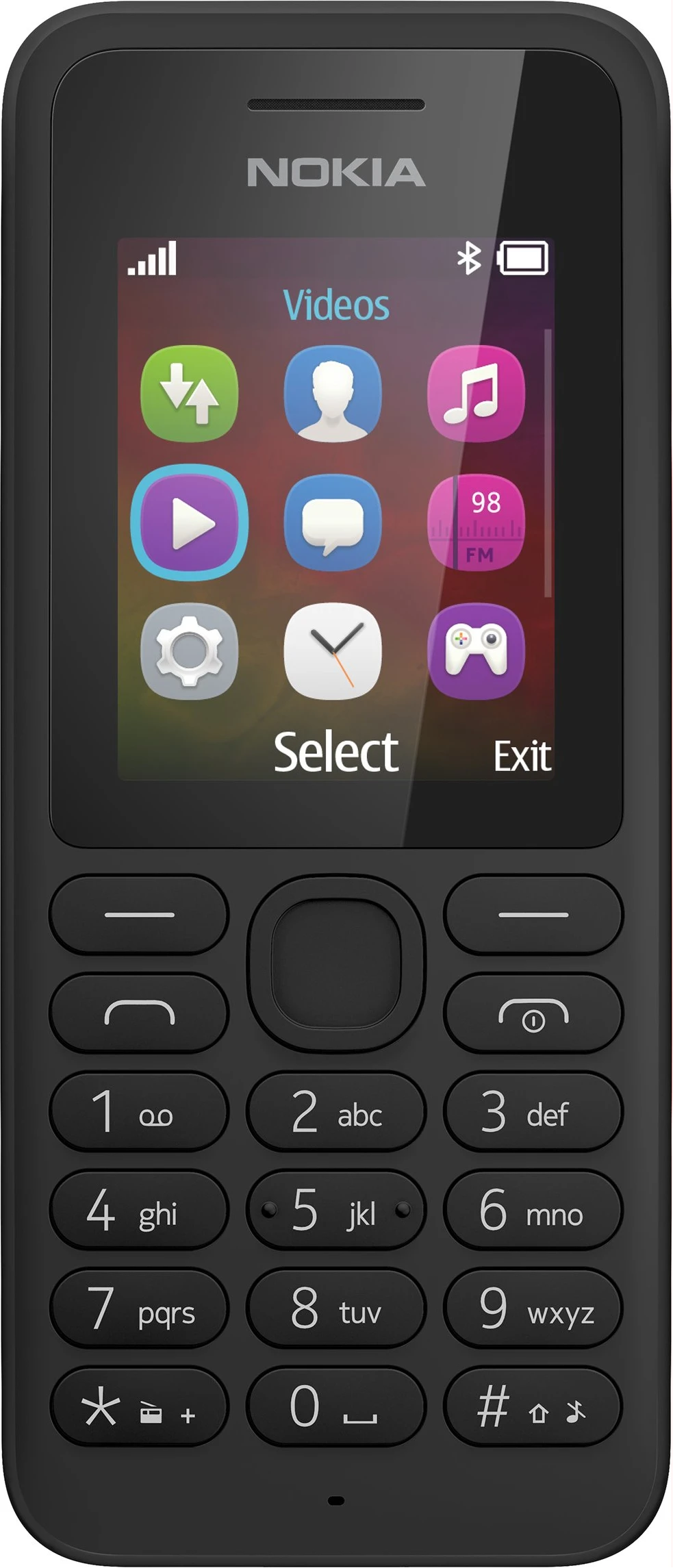 Nokia 130 (2017) 1.8" 4MB RAM 8MB ROM 0.3MP - Black