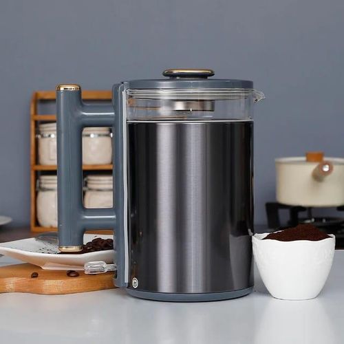 Boma 1.7 liter Retro Electric Kettle With Keep Warm Function, Stainless Steel & Glass Body, Double Wall Design, Hot Water Kettle With Auto Shut-Off And Boil Dry Protection Induction Drinking Water Boi