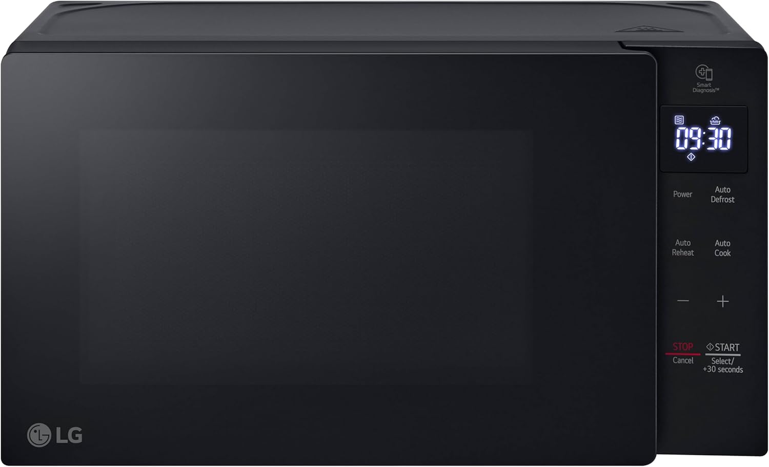 LG 20L Neochef Microwave Oven, MS2032GAS - Black - Smart Diagnosis, EasyClean™ Antibacterial Coating