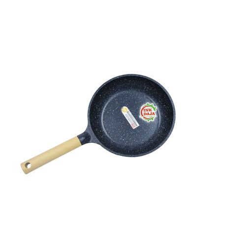 26CM Non Stick Ceramic Coated Frying Pan Kitchenware Cooking Round Roti Egg Chapati Pan- Black