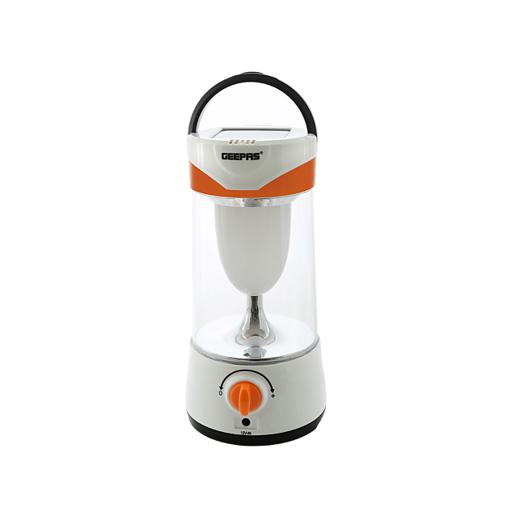 GEEPAS Rechargeable Solar LED Emergency Lantern GSE5589 - Multi-Functional Camping Emergency Lantern