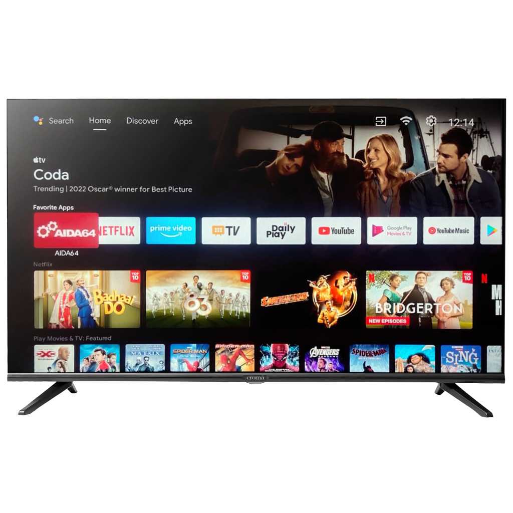 Golden Tech 43-Inch Smart Android LED TV with Inbuilt Free to Air Decoder USB & HDMI – Black