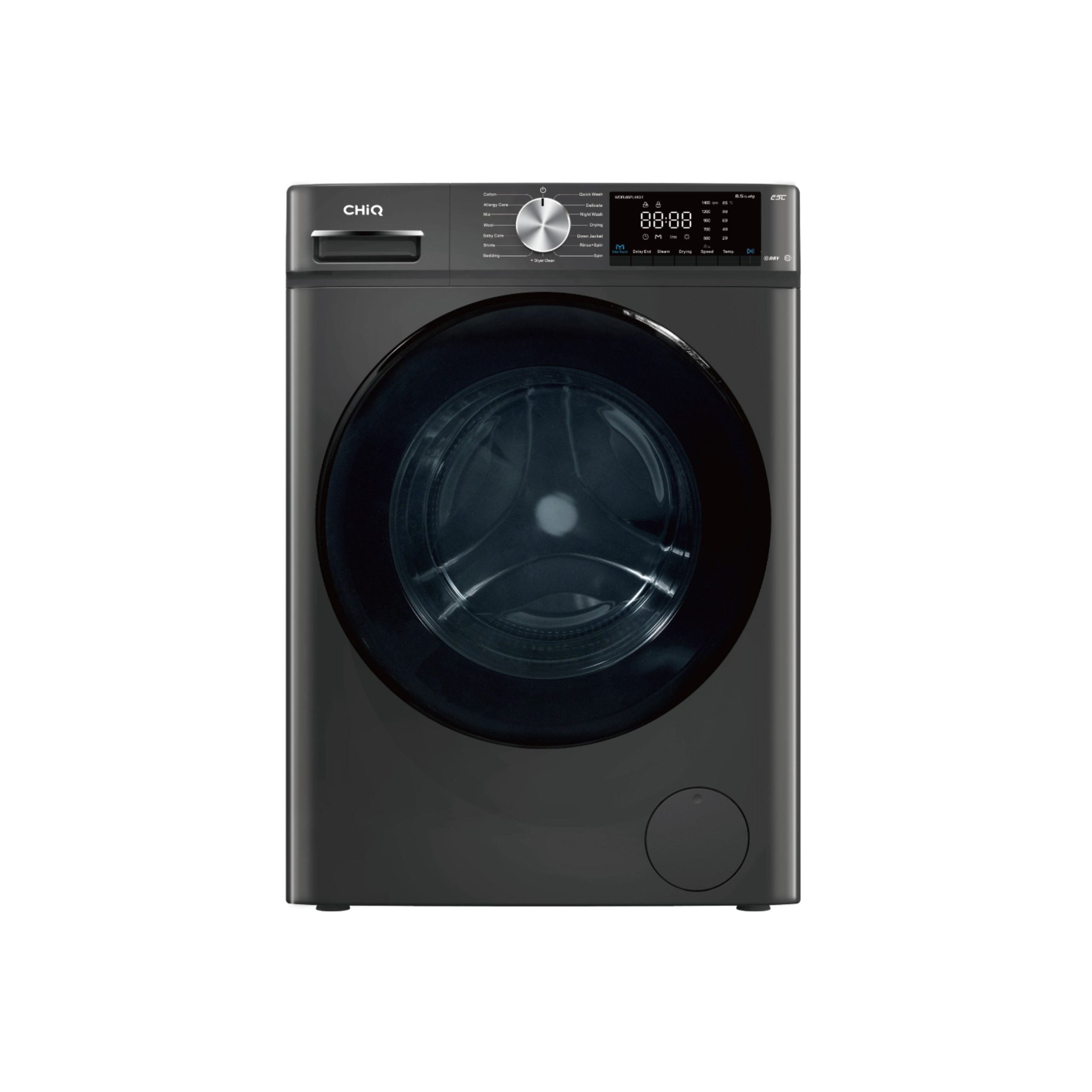 CHIQ 10kg / 6kg Washer & Dryer Front Loader Washine Maching CG100-14596BHSK3