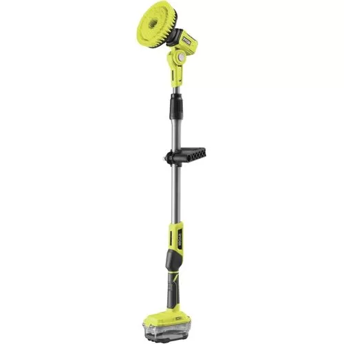 18V Cordless Power Scrubber Wireless Telescoping Power Rubber With 6 in Lambswool Cloth Microfiber Kit Tool Only With Handhelder Spayer Floor Pads- Multicolor