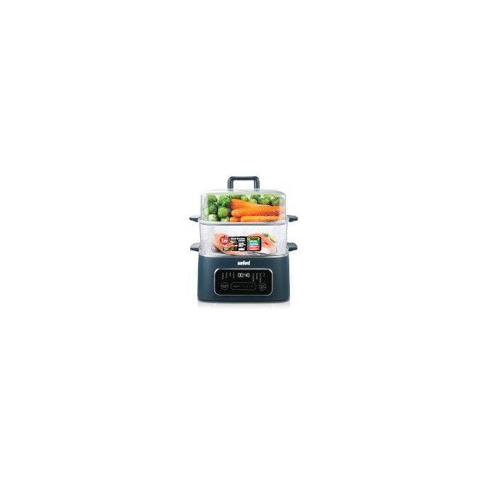 Sanford 2 Tier 9 Litre Vegetable Food Steamer 3 Speed Cooker Pot- Multicolor