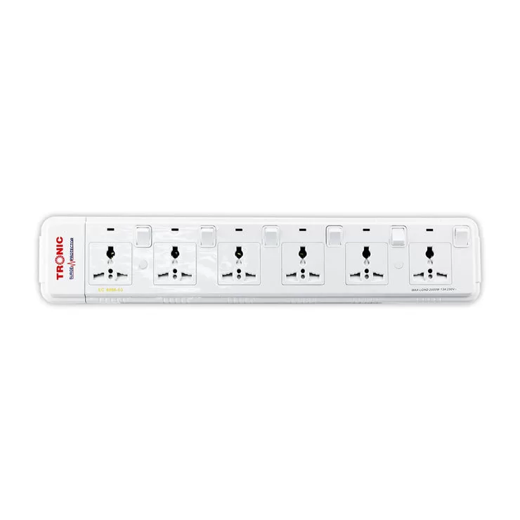 Tronic 6 Way Extension With 3 Meter Cable