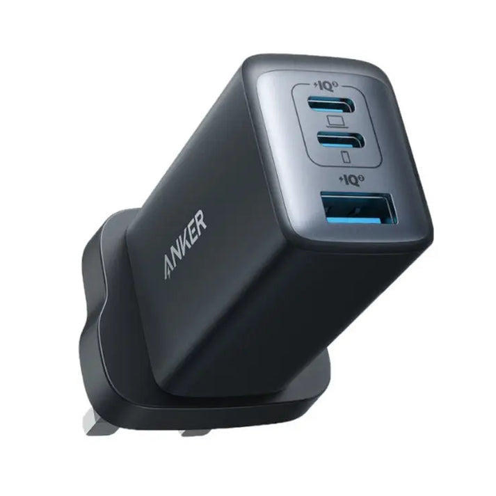Anker USB C Charger(Nano II 65W), PPS 3-Port Fast Compact Foldable Wall Charger for MacBook Pro/Air, iPad Pro, Galaxy S20, Dell XPS 13, Note 20/10+, iPhone 16/16 Pro, Steam Deck, and More