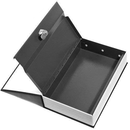 26.5 x 19.7 x 6.5cm , KBS-803 ,1 Piece Of Diversion Dictionary Metal Hidden Safe Box Book Can with Security Combination Lock+Key Lock Money Hide Secret Security Safe With Combination Lock Cash Money C