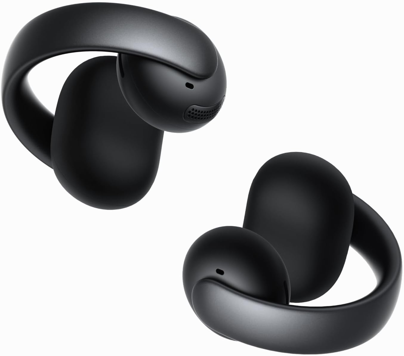 Soundcore AeroClip by Anker, Open-Ear Earbuds, Clip-On Headphones, Adaptive Comfort, Clear Calls with 4 Mics and AI, Stable Fit, 12mm Drivers for Powerful Bass, Hi-Res, Open-Ring Design