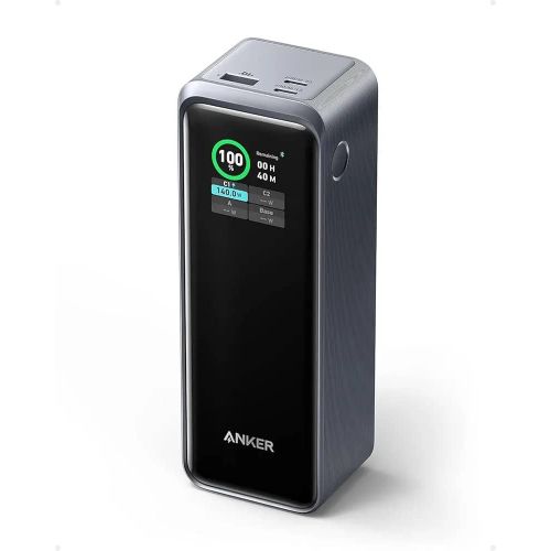 Anker Prime 27,650mAh 3-Port 250W Laptop Power Bank Portable Charger With Smart App Zolo 25K, 165W USB-C Power Bank With Retractable Cable For Travel, TSA-Approved, Smart App, For MacBook Pro/Air, IPh