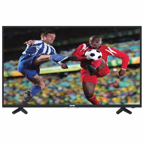SOLSTAR 55 Inch – 4K UHD Smart Android LED TV, HDR, Satellite, Youtube, Netflix, 8GB ROM, HDMI, USB, Inbuilt Free To Air Decoder – Black