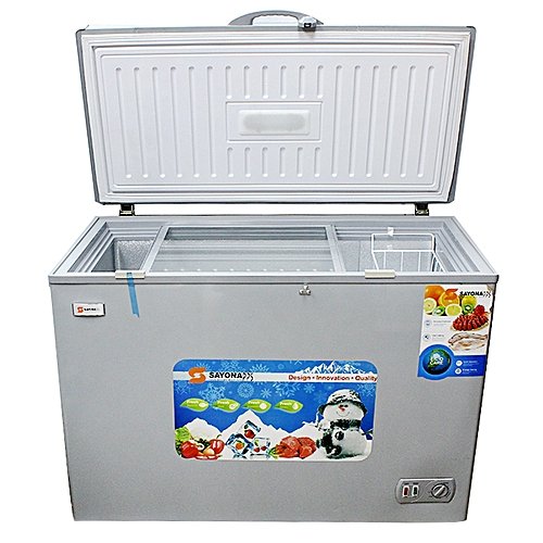 Sayona 350L New Chest Freezer 350 litres - Grey
