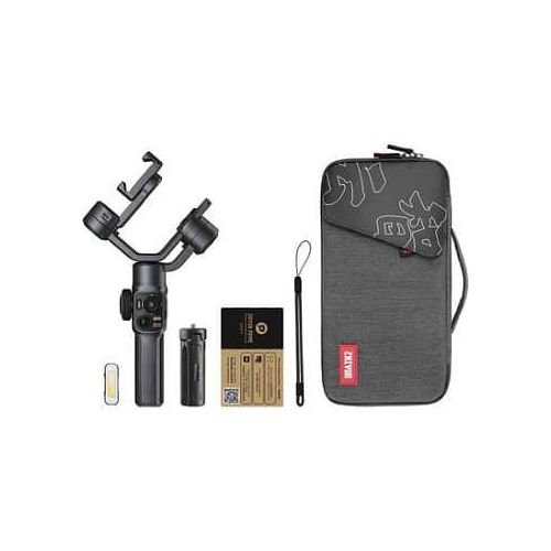 Zhiyun Smooth 5 Combo Phone Gimbal, 3-Axis Handheld Smartphone Stabilizer With Grip Tripod, Magnetic Fill Light, AI Face Tracking For IPhone Android FiLMiC Pro