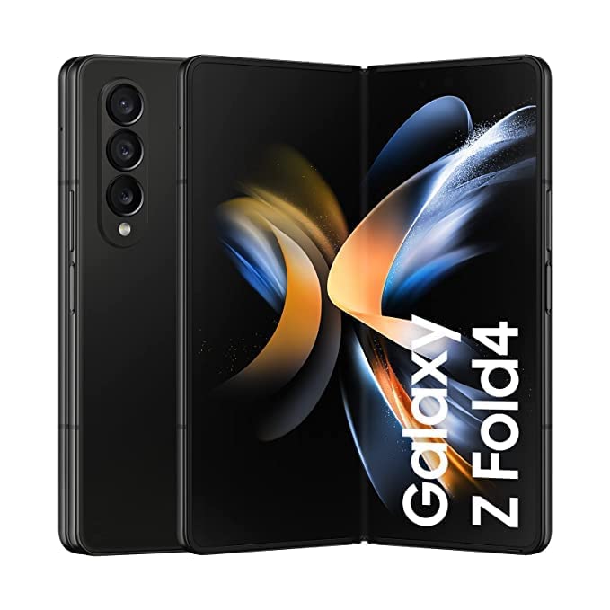 Samsung Galaxy Z Fold 4 7.6" 12GB RAM 512GB ROM 50MP 4400mAh; Flex Mode, Hands Free Video, Multi Window View, Foldable Display, S Pen Compatible - Phantom Black