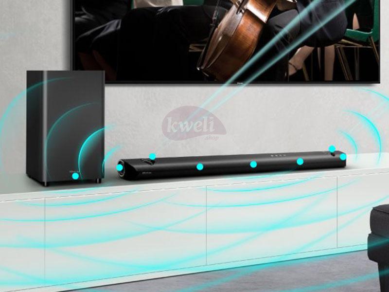 Buy new Hisense 5.1.2Ch Soundbar with Dolby Atmos HS512 - 500 watts, Bluetooth, DOLBY Audio in Uganda - - Free Delivery > Long warranty > Lifetime After-sales Support