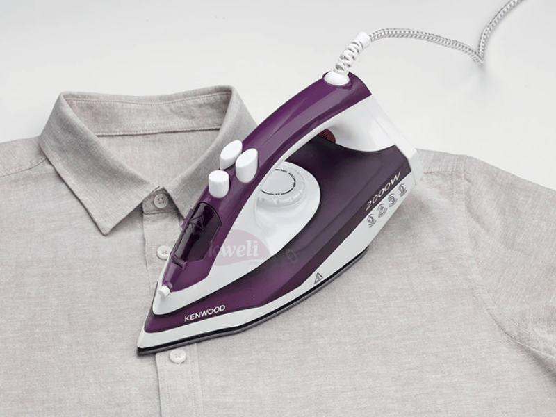 Buy new Kenwood Steam iron STP40 - 2000 watts, Self-clean, Non-stick Flat Iron in Uganda - - Free Delivery > Long warranty > Lifetime After-sales Support