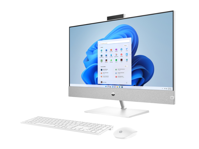 Buy New HP Pavilion 27" CA2024NH All-in-One PC 889R3EA; Intel Core I7-13700T, 16GB RAM, 1TB SSD, 27" FHD Touch Glossy IPS Display, Windows 11 Plus, FHD TNR SMP Camera, Snowflake White In Uganda - - Fr