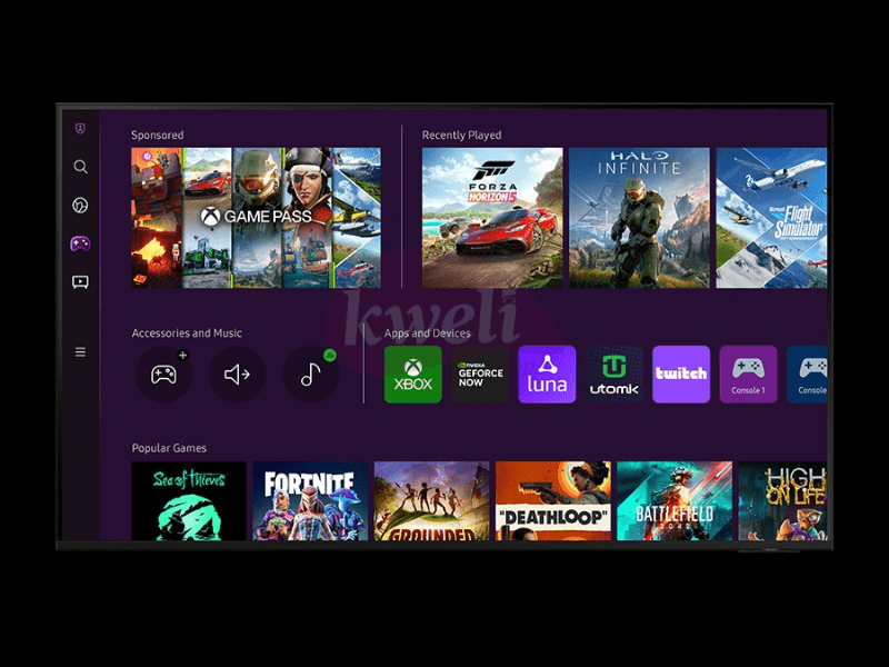 Buy new Samsung 75 inch Crystal UHD 4K Smart TV UA75DU8000(2023); AirSlim, Dynamic Crystal Color, Smart Remote + Mic, Tizen™, 260 watts in Uganda - - Free Delivery > Long warranty > Lifetime After-sal