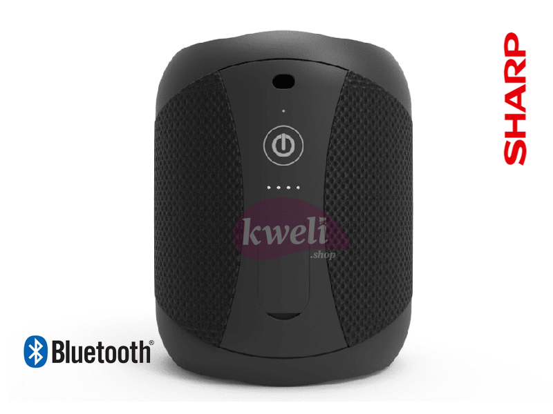 Buy new Sharp Portable Bluetooth Speaker GX-BT-180BK - USB Charging, IP56 certified, Speakerphone, Voice Assistant Ready in Uganda - - Free Delivery > Long warranty > Lifetime After-sales Support