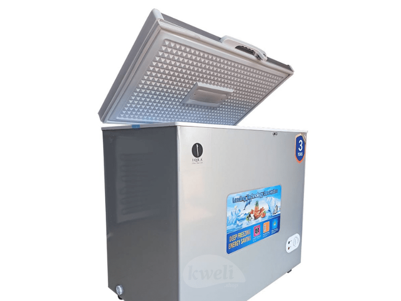 Buy new IQRA 320-litre Chest Freezer IQ-CF3208; Single Door Deep Freezer, Sliding Glass Door in Uganda - - Free Delivery > Long warranty > Lifetime After-sales Support