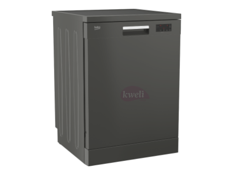 Buy new Beko 14 Place Freestanding Dishwasher DFN16430G, Black - Electronic Control with LED, A+++ Energy Rating in Uganda - - Free Delivery > Long warranty > Lifetime After-sales Support