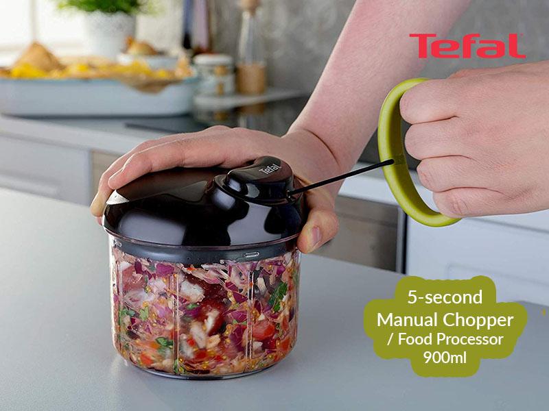 Buy new Tefal Easypull Non-electric Food Processor/Chopper, 900ml - K1320404 in Uganda - - Free Delivery > Long warranty > Lifetime After-sales Support