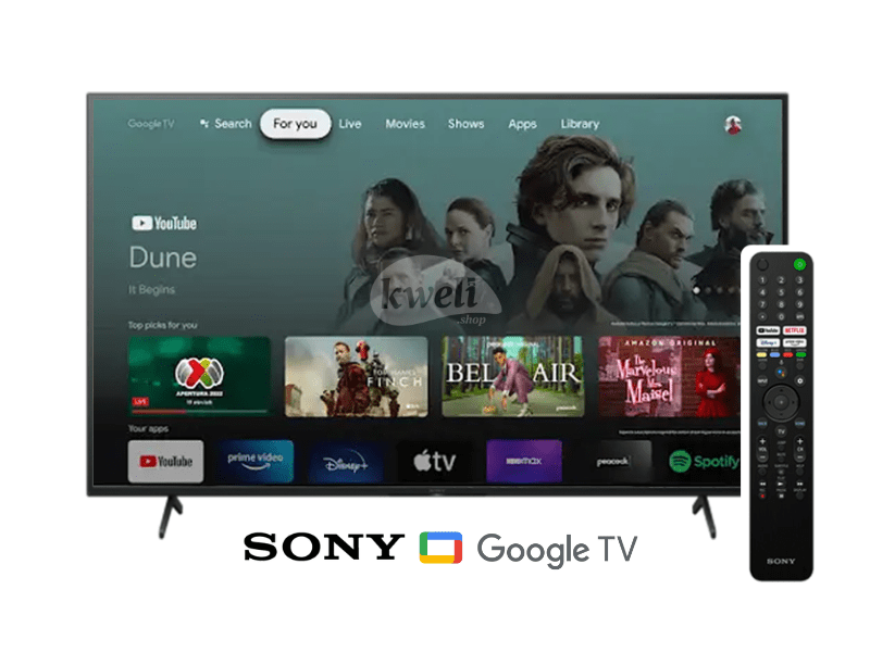 Buy new Sony 55 inch 4K Android Smart Google TV KD55X80J; Remote with Voice Control in Uganda - - Free Delivery > Long warranty > Lifetime After-sales Support